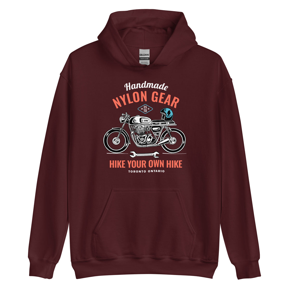 ミュージシャン HYSFORM Stitching Logo Hoodis Hoodie - HYOH - Motor – HYOH Canada