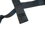 Slimjim Shoulder Straps Covered Buckles and Comms Routing - Black
