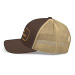 Brown and Tan FTE Cap Side