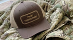 Front towards enemy cap on multicam woobie blanket
