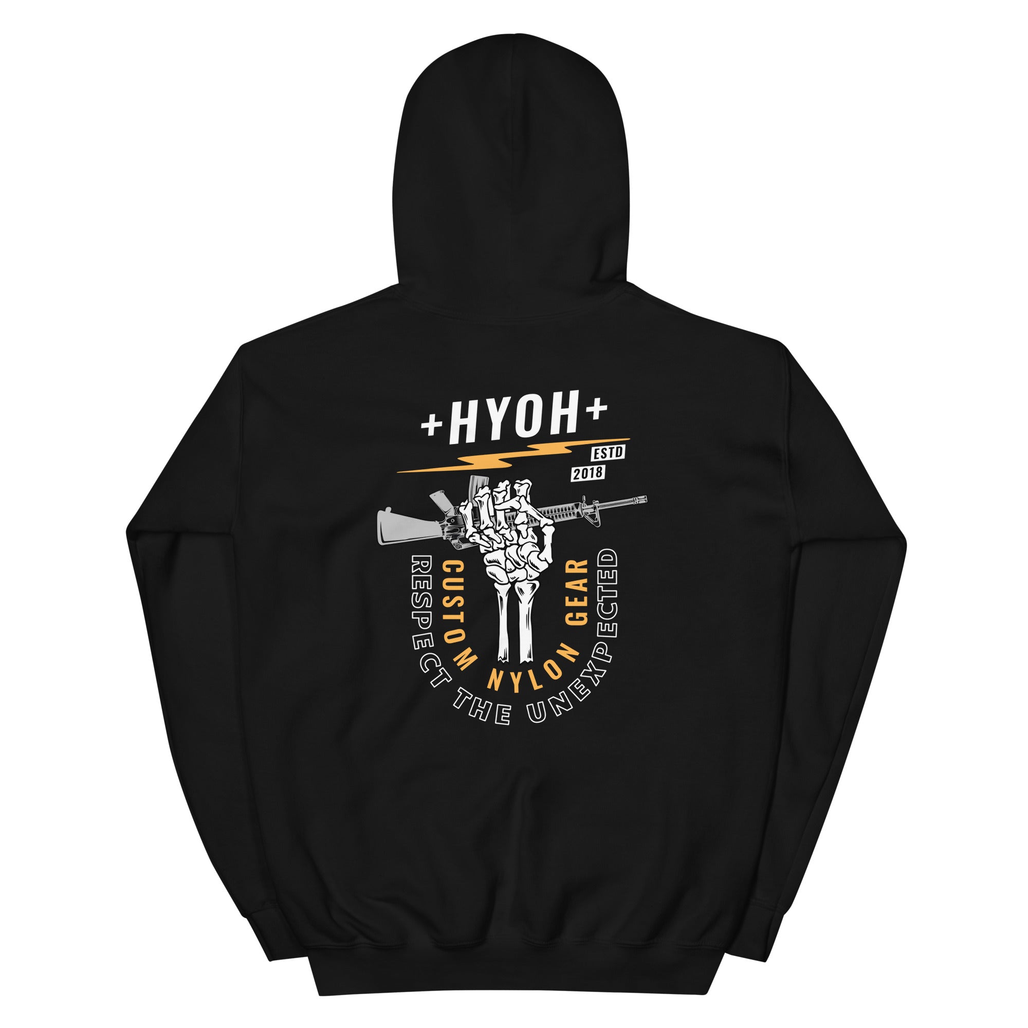 HYOH - Hoodie - Fist Black BACK