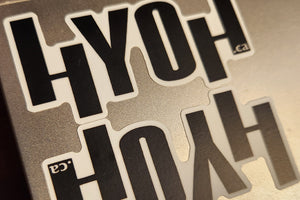 Sticker - HYOH - Logo Flat Black